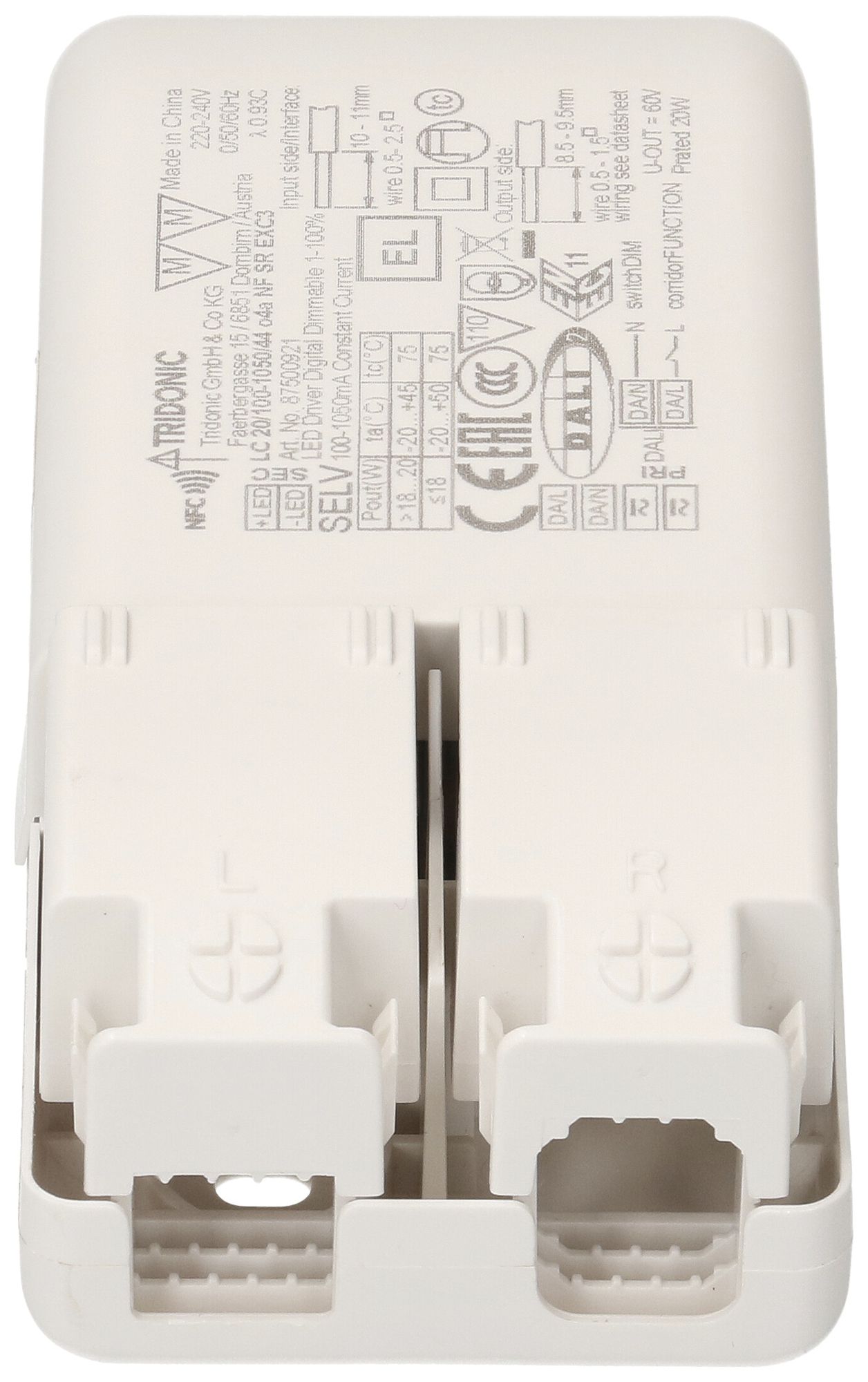 Alimentation LED MH DALI-2 NFC 11.44W 7…44V 260mA DALI VAR