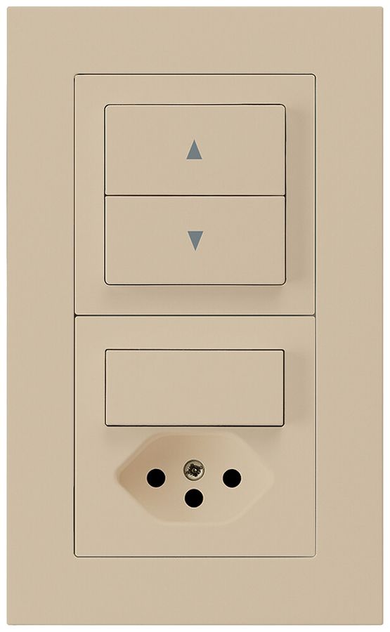 UP-Kombination kallysto.pro Gr.I-I vertikal Storenschalter+Kombi S3/Typ 13 beige