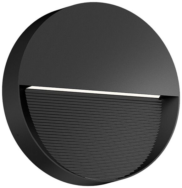 LED-Wandleuchte DOTLUX GUIDEround 8W 240lm 3000K schwarz