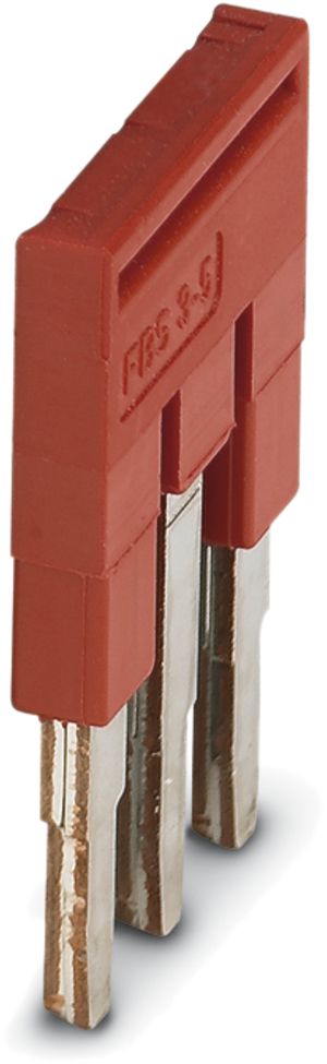Steckbrücke 5mm 3L rot CLIPLINE