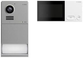 Türsprech-Set Video IQ Set LAN weiss