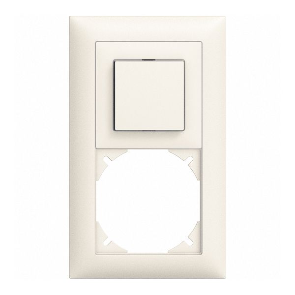 UP-Kombination EDIZIOdue AR+leer weiss vertikal