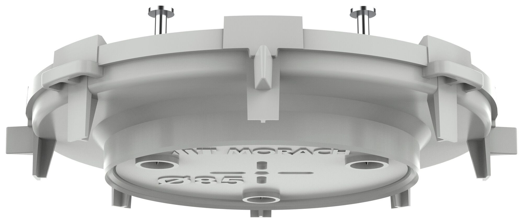 Elemento frontale LIGHT-BOX Ø85mm TFI 850°C grigio