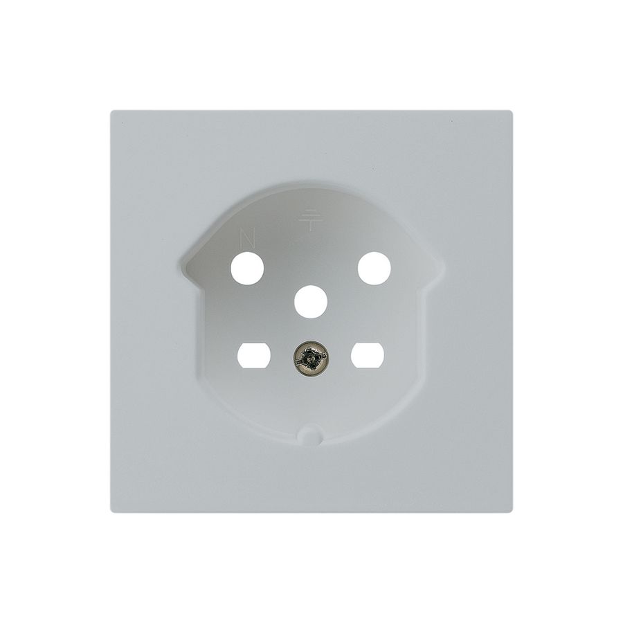 Kit frontal HA kallysto pour prise type 15 avec bornes enfichables gris clair