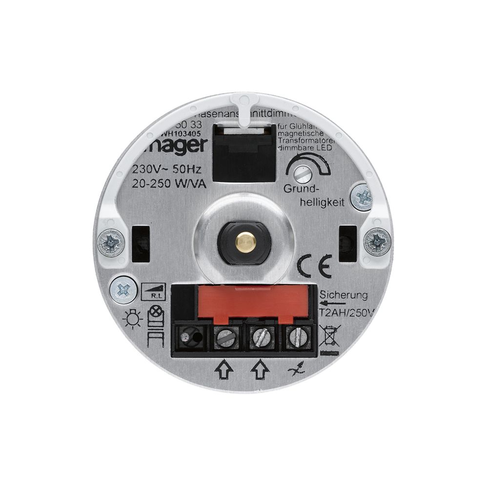 Inserto varialuce universal Hager taglio di fase con LED