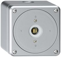 AP-Steckschlüsselschalter robusto ohne Klappdeckel 0/1P aluminium Vierkant