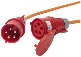 Verlängerungskabel Steffen EPR-PUR 5×4mm² 10m CEE32/5 für Industrie orange