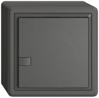 Poussoir KNX RGB AP EDIZIO.liv SNAPFIX® capteur temp.s.LED 1× comm.1T grf