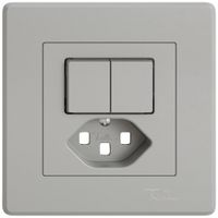 UP-Montageset EDIZIO.liv SNAPFIX® für Kombi.T23 mit 2 Druckknöpfen hgu