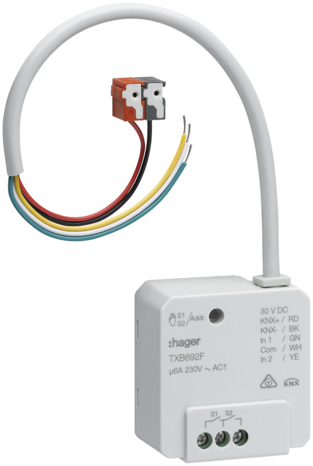 EB-Binäreingang & Aktor KNX Hager easy 2-fach