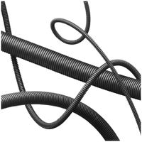 Tubo d'installazione Plica FIPLOCK PA6 MOD V0 diametro nominale 17 spesso nero