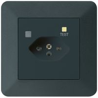 UP-Steckdose KTR T13 FI 30mA schwarz