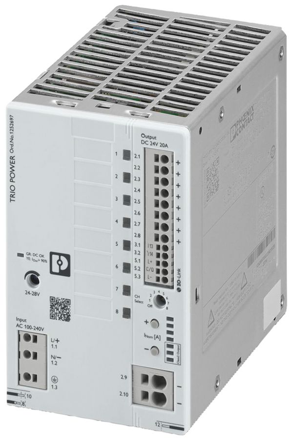 Schaltnetzteil PX TRIO3-PS/1AC/24DC/20/8C/IOL IO-Link 1L OUT:24VDC