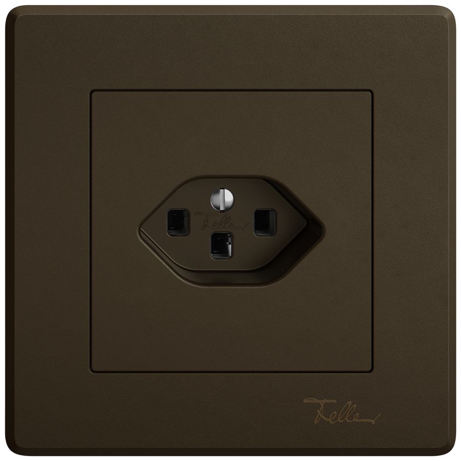 UP-Steckdose EDIZIO.liv SNAPFIX® 1×T23 br