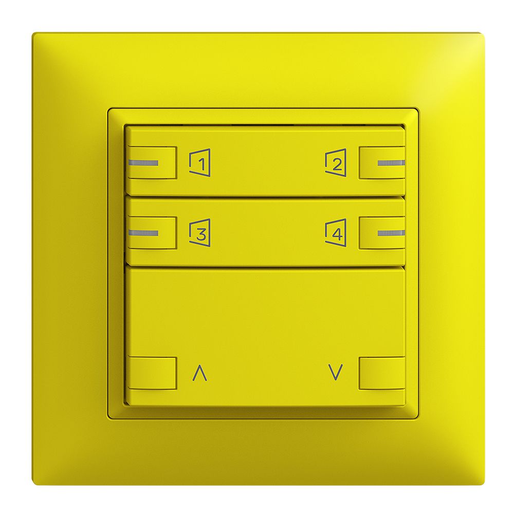 Kit montaggio INC Edue zeptrionAIR, WLAN, Motor, RGB-LED, 2×tasto, 2×comm.lem
