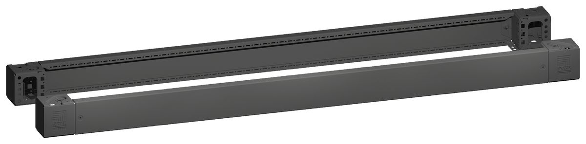 Cache-socle Rittal VX 8660.008 1600×100mm face/revers noir acier 2pcs