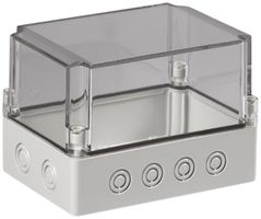 Apparategehäuse RW CUBO S 125×175×125 SPCM transparent