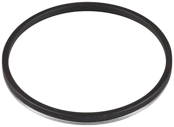 Zierring SLV GRIP FLAT Ø138mm Aluminium schwarz