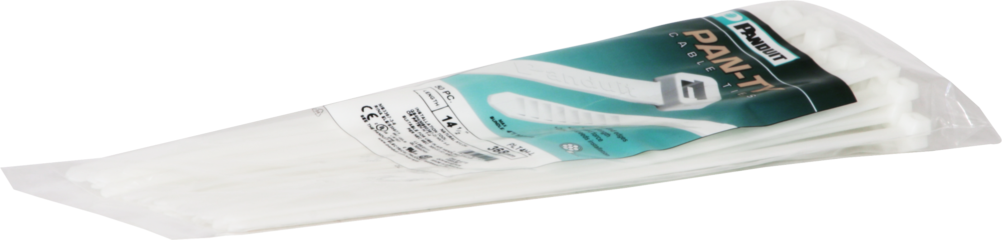 Kabelbinder Panduit 7.6×368mm farblos