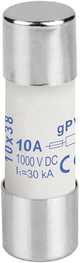 PV-Apparatesicherung Weidmüller, 10A gPV 1000VDC, Keramik, 10×38mm