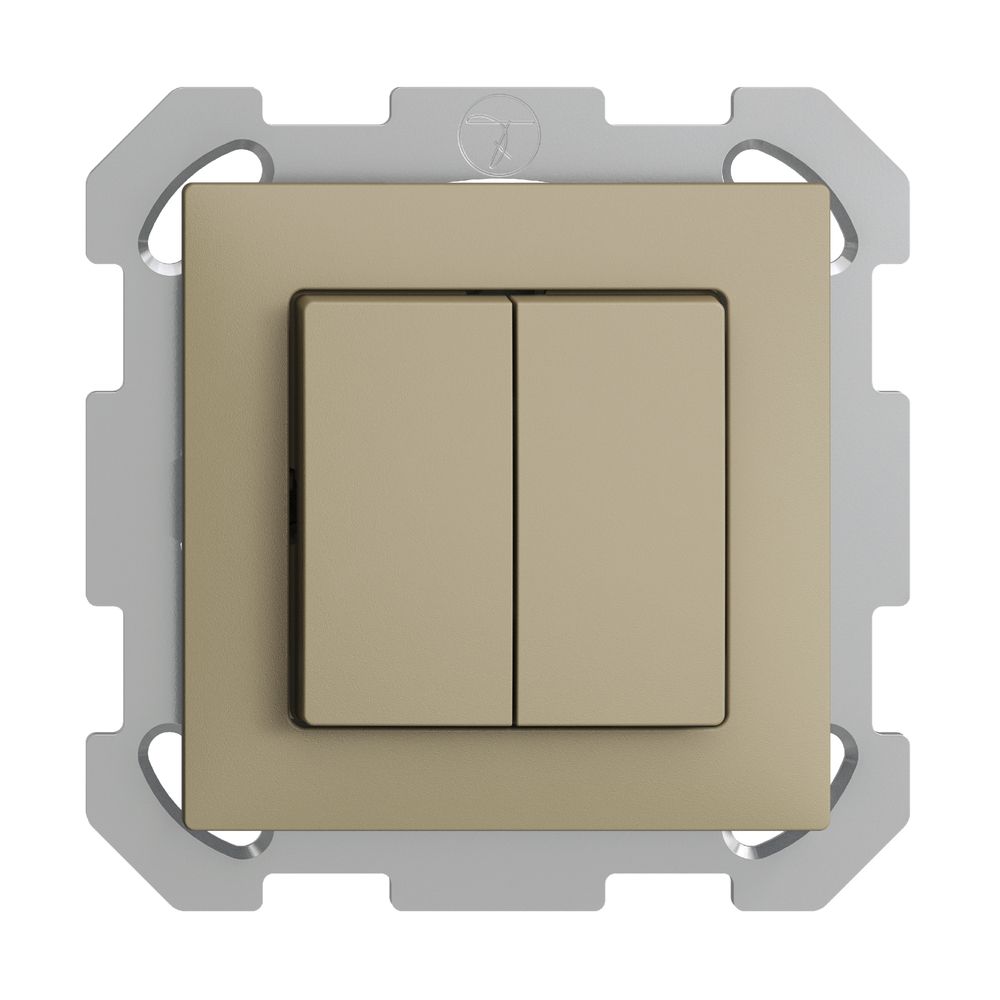 Interrupteur ENC EDIZIOdue 1/3+3/1P sand