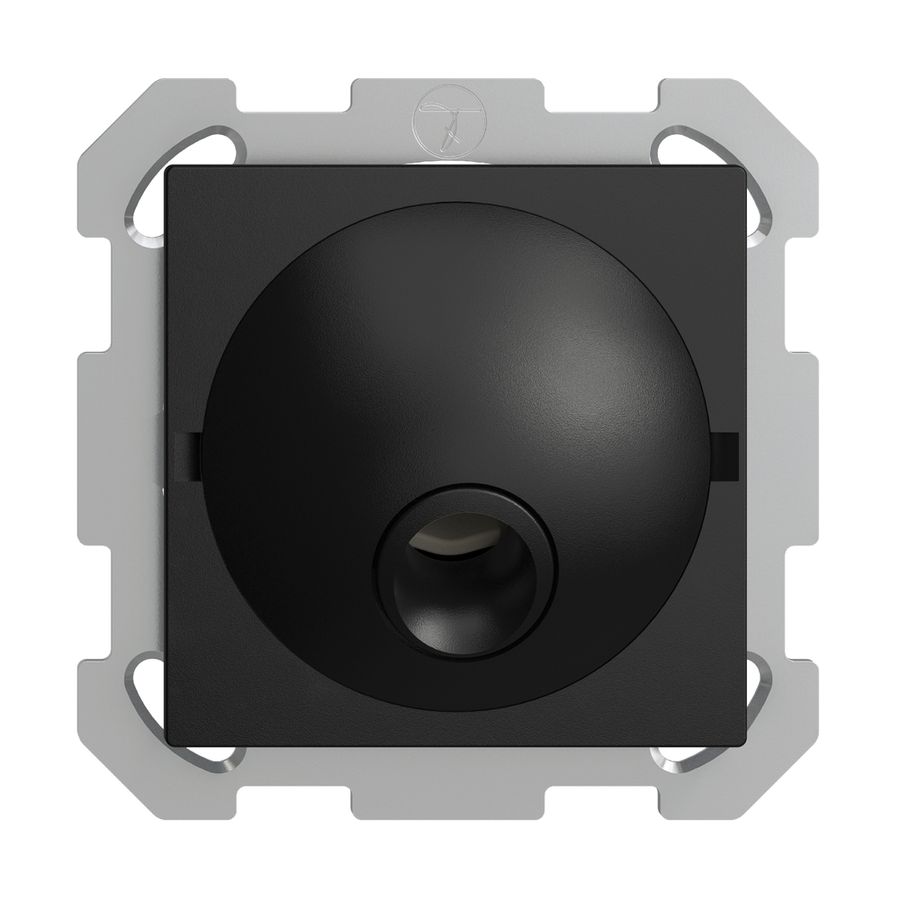 UP-Anschlussdose EDIZIOdue schwarz, ohne Klemmeneinsatz