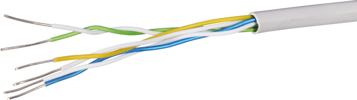 Kabel G51 3×2×0,6mm halogenfrei Eca