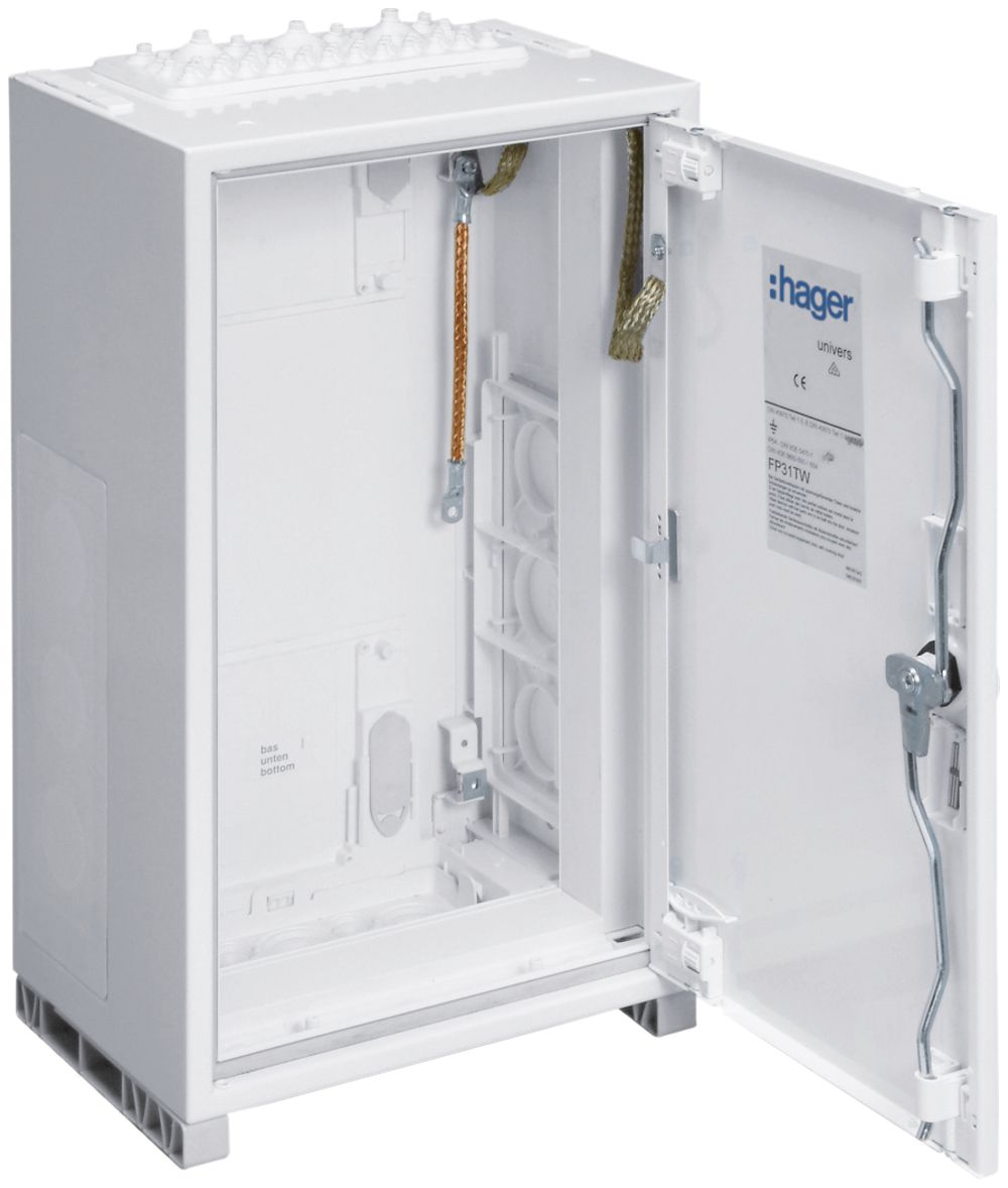 Armadio murale Hager univers con porta CP I IP54 550×650×205mm