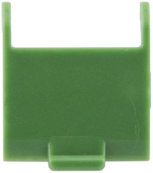 Clapet antipoussière Dätwyler pour MS 1/8 Cat.6A Keystone, vert