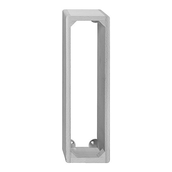 Quadro di montaggio AP GV 4×1 legno duro laccato