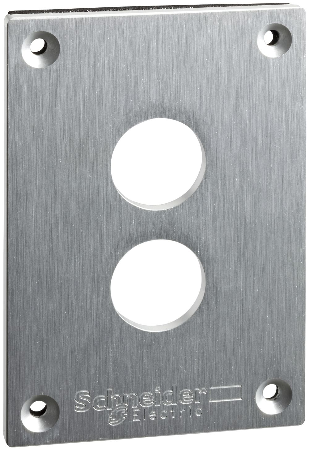 Plaque INC Schneider Electric 72×105mm 2 alésages