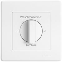 UP-Montageset EDIZIO.liv SNAPFIX® f.Drehschalter m.Griff 0-Wasch-0-Tumb ws