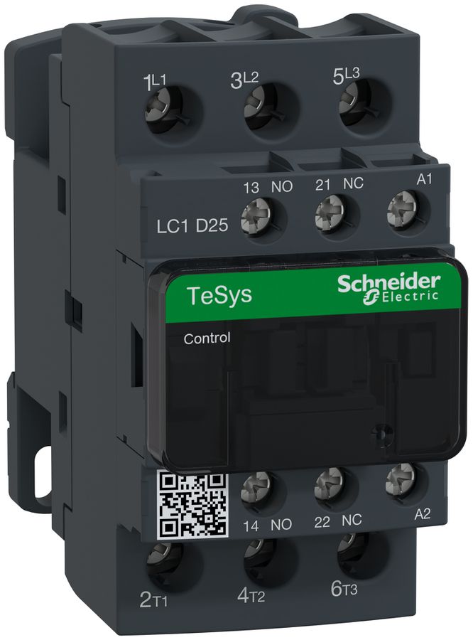Schütz Schneider Electric LC1D25F7 110V/50/60Hz 1S+1Cont.25A TeSys