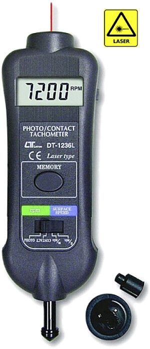 Digital-Drehzahlmesser ELBRO optisch und mechanisch