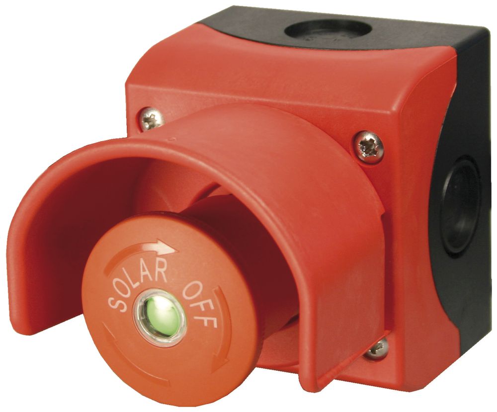 Interrupteur arrêt d'urgence AP 2F pour installation PV