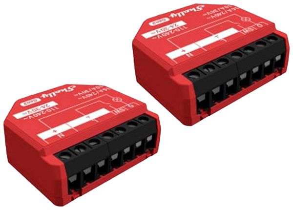 EB-RF-Schaltaktor Shelly 1PM Gen3 1-Kan BLE/Wi-Fi 110…240V 2Stk