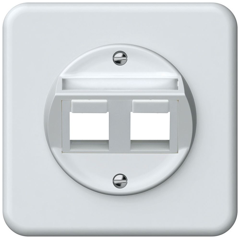 UP-Montageset origin schräg 2×Keystone 92×92mm weiss