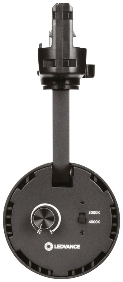 Spot LED LEDVANCE TRACKLIGHT 30W 2400lm 3000K 1-10V AD3PH Ø80×189mm nero