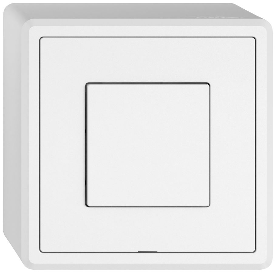 AP-Druckschalter EDIZIO.liv Wiser SNAPFIX® 1 Taste ws