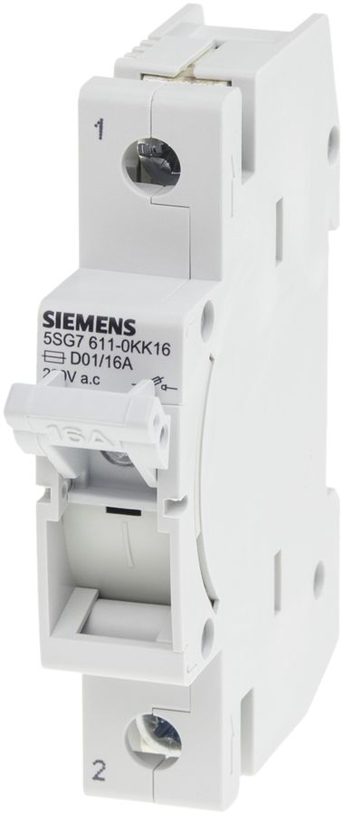 Sezionatore di carico Siemens MINIZED 5SG7 con fusibile D01 1L 230V 16A 1UM