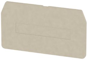 Abschluss-/Zwischenplatte Weidmüller ZAP/TW 4 62×34.8mm beige