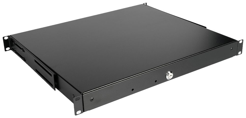 Schublade ROLINE 485×43×400mm Abschliessbar schwarz