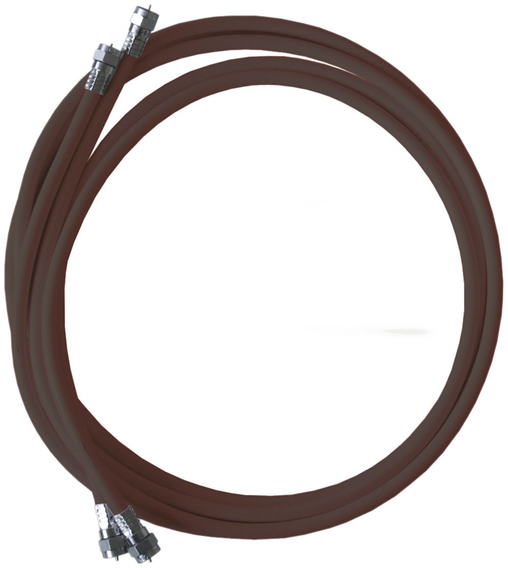 Anschlusskabel-Set WISI SD06B0150 MK95C FM-FM 2×1.5m, braun