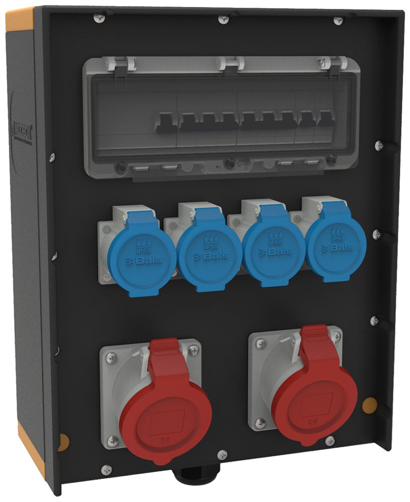 Distributore di corrente EVGMB 4500-23/63A 2×32A 4×T23 IP44