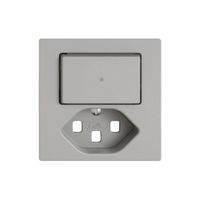 Montageset EDIZIO.liv SNAPFIX® für Kombi.T23 m.1 Knopf bel.m.Frontlinse hgu