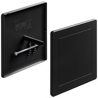 Couvercle à broches HSB Weibel 130×130mm Design EDIZIO.liv noir