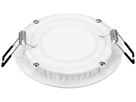LED-Downlight Sylvania Flat 108 7W 600lm 4000K IP44 120° DIM 120mm weiss