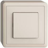 AP-Druckschalter EDIZIOdue 3/1L crema