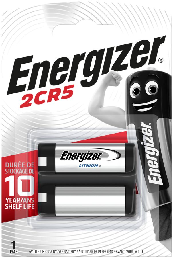 Pila foto Litio Energizer 2CR5 6V blister a 1 pezzo