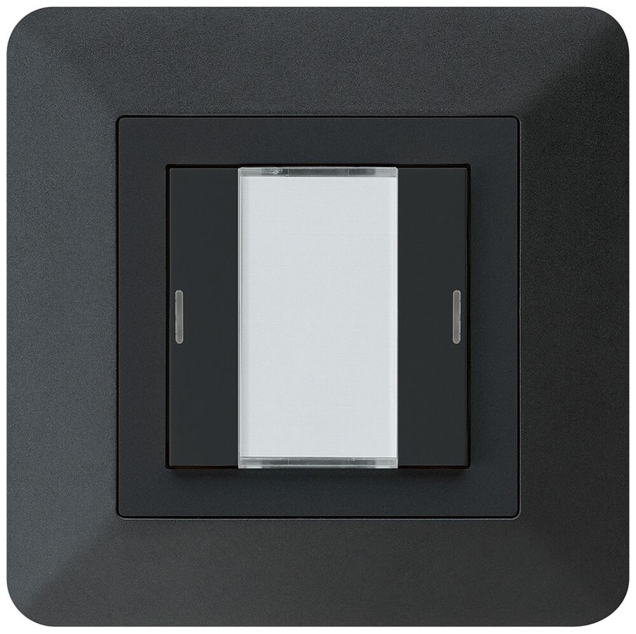 UP-Taster kallysto.trend KNX 2×RGB LED s/e-link schwarz
